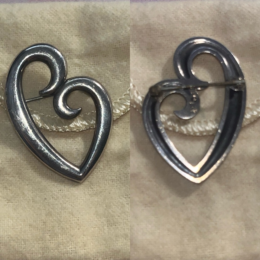RETIRED James Avery Mother & Child Brooch/Pendant Sterling Silver